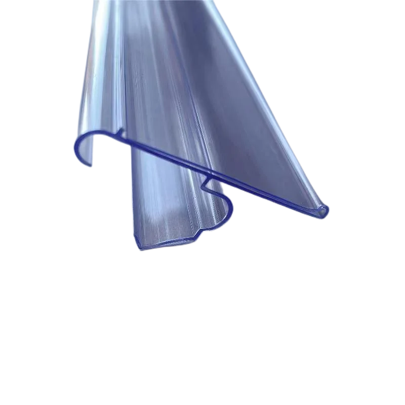 PVC Supermarket Display pvc plastic price tag sign label display holder