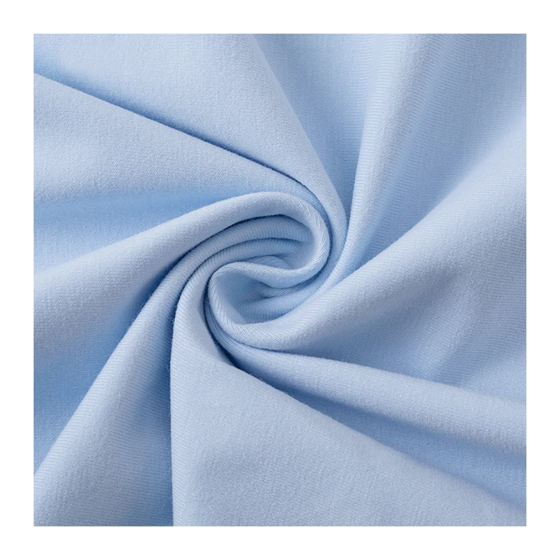 Hot sale knitted cotton spandex melange jersey ponti roma fabric for Warm clothing