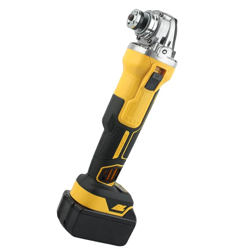 5in High Power Industrial Rechargeable Lithium Cordless Electric Angle Grinder Brushless Portable Polisher Mini Electric Sander