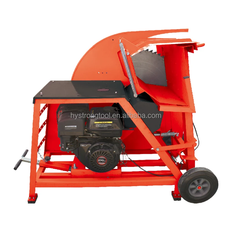 China manufacturer Factory 600mm Log Saw Swing Saw Cutting Machine HY700-I wood chipper shredder