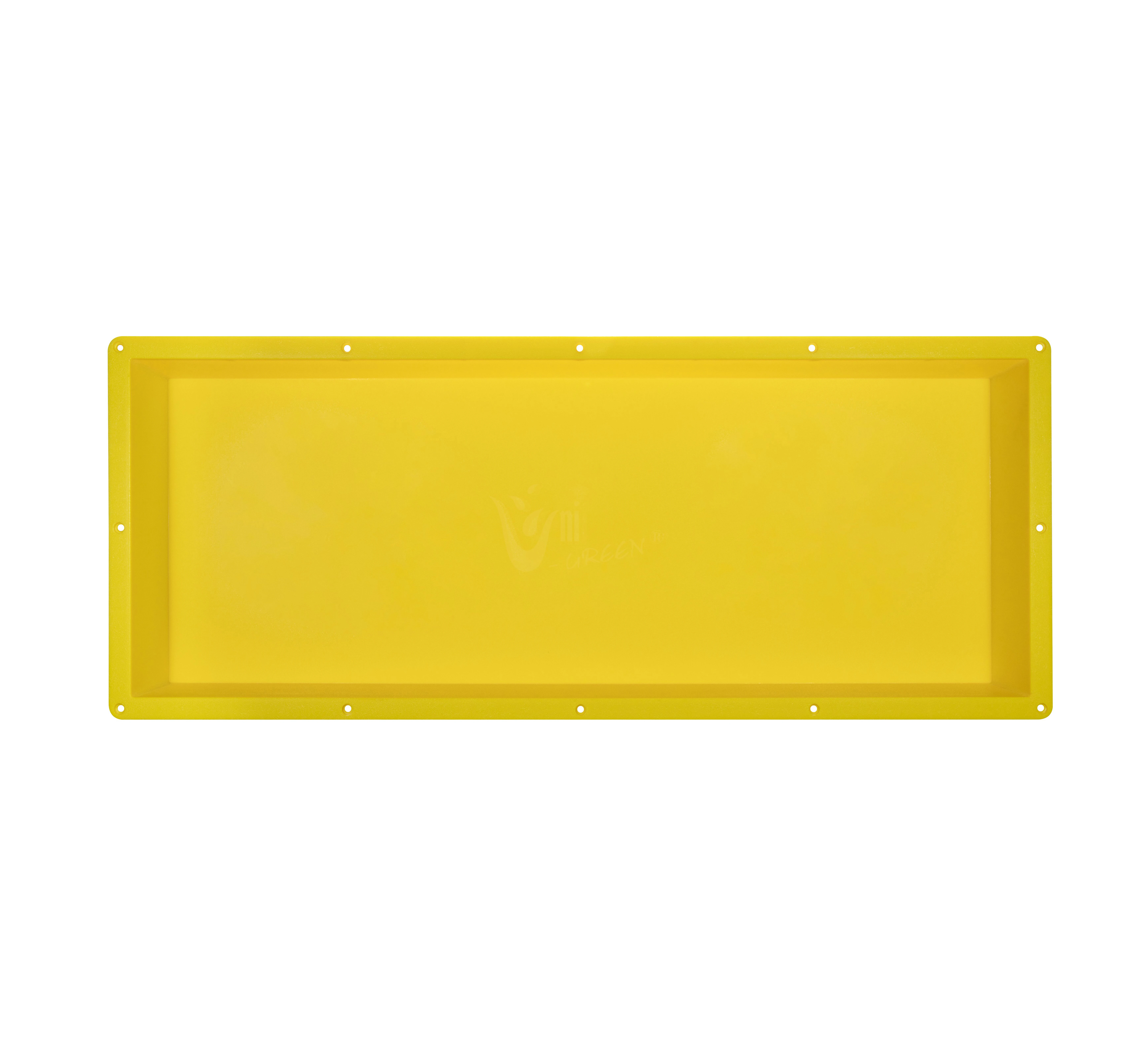 Ready for Tile 16 x 40 inch Shower Niche Tile Preformed Bathroom Recess It Shower Shampoo Shelf for Toilet Yellow Built in Shelf