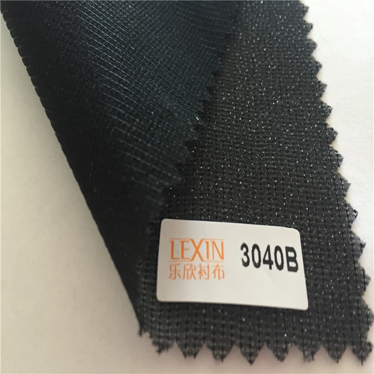 40D * 75D плавкий тканый полиэстер, прокладочный клей, белый