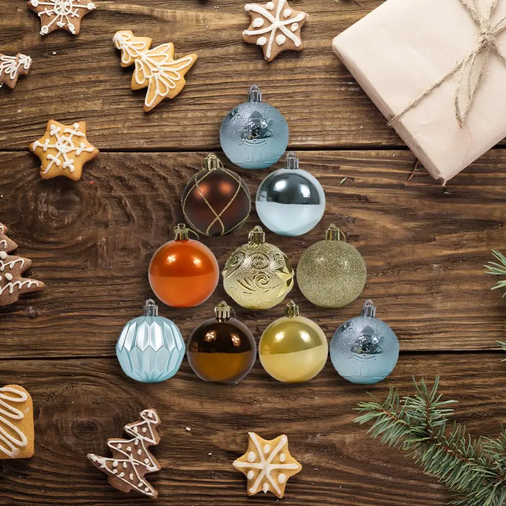 Decorations Bulk Ornaments New Dsigne Tree Decorations Box Christmas Hanging Balls Custom Christmas Balls