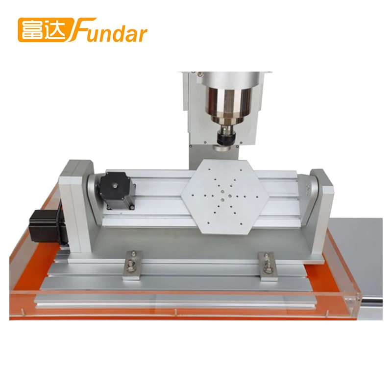 wood router 5 axis cnc HY-6040 1500W Vertical metal engraving machine  cnc milling machine for Aluminum Copper
