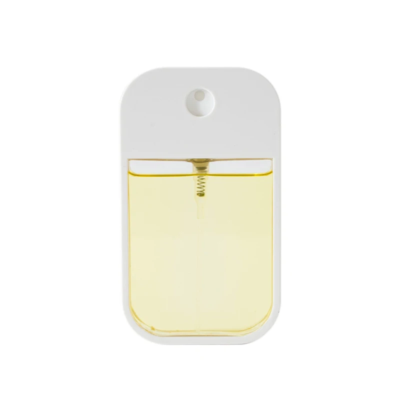 New square shape plastic credit card pocket size perfume spray