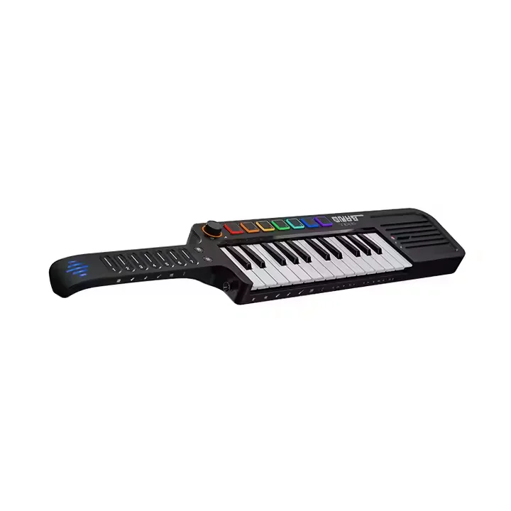 MIDIPLUS 25-Key Portable Electronic Organ Versatile Multi-Functional Music Keyboard for Band Guitarists Durable ABS Material