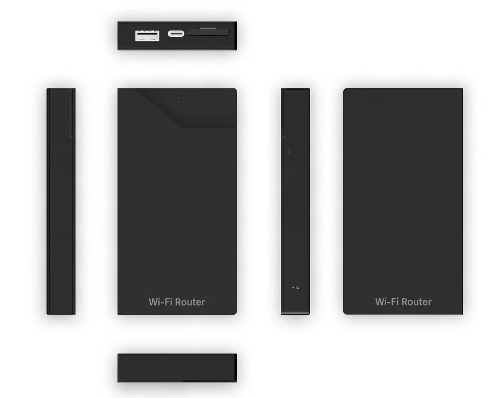 Многофункциональный Разблокированный Мобильный Wi-Fi роутер 4g lte с интерфейсом Type-C OEM/ODM и внешним