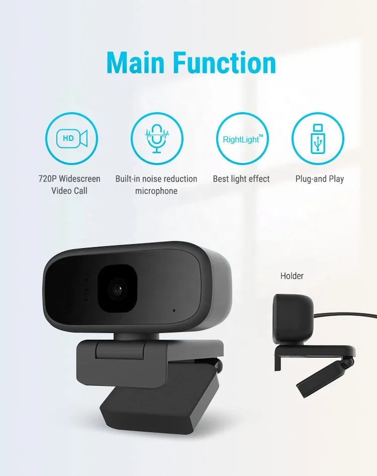 
New Product 180 Degrees 4k webcam am with camera usb Webcam pc 