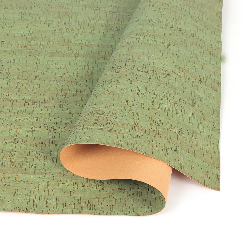 High Quality Soft Cork Natural Cork Fabric Thin Leather 9'x13' For Making Corks Shoes Sandal Notebook Bags