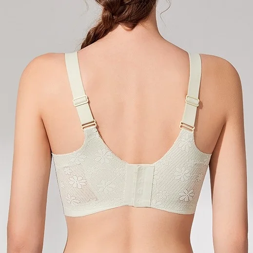 Seamless Minimizer Bras for Women Thin Cup Lace Bralette Wirefree Sports Bra Everyday