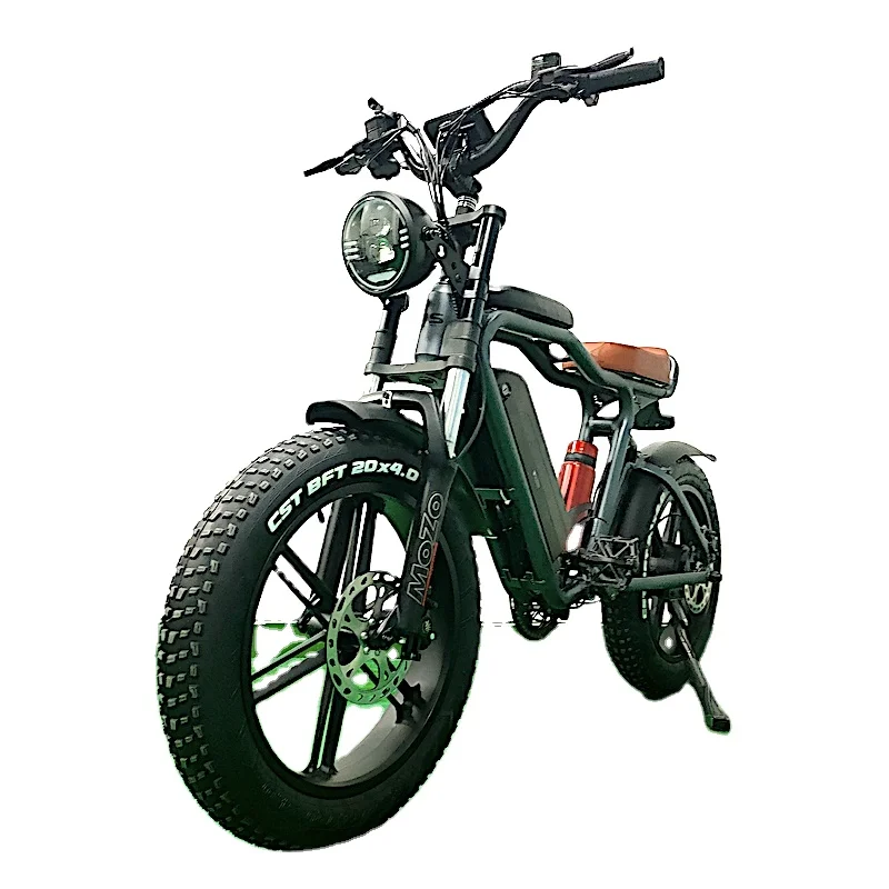 Ретро электровелосипед 20 дюймов 1000 Вт 48 В 16 А ч гидравлический тормоз с полной подвеской городской Электрический велосипед