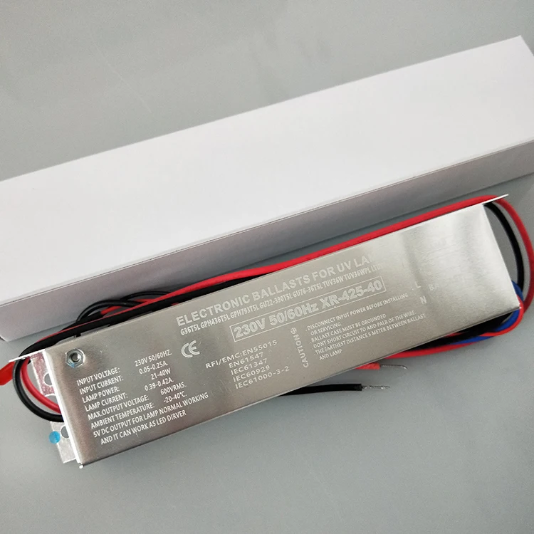 Selling Supply 220VAC Electronic Ballast for germicidal lamp 40w ultraviolet Ballast