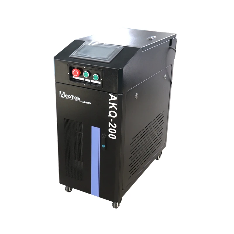 Mini handheld laser cleaning wood chair table mopa pulsed fiber laser 200w 300w cleaner machine price