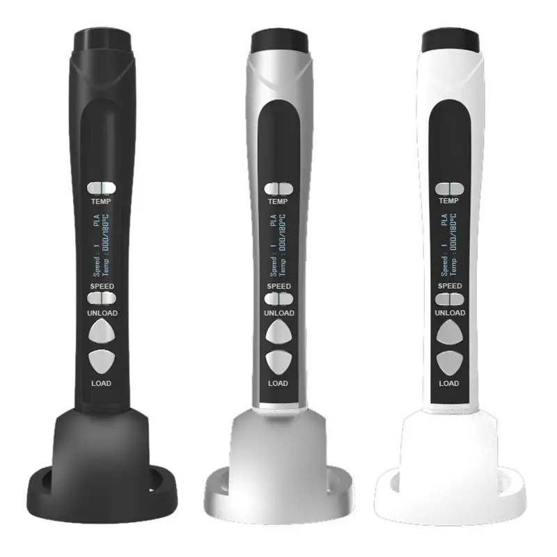 QIYA QY801 3d pens for kits professional Speed adjustable 3d printing pen With OLED Display pen 3d