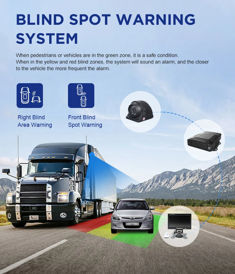 hybrid 8ch van logistic vehicle driving warning system mobile dvr car gps 4g wifi adas dms bsd black box motion detect hdd mdvr