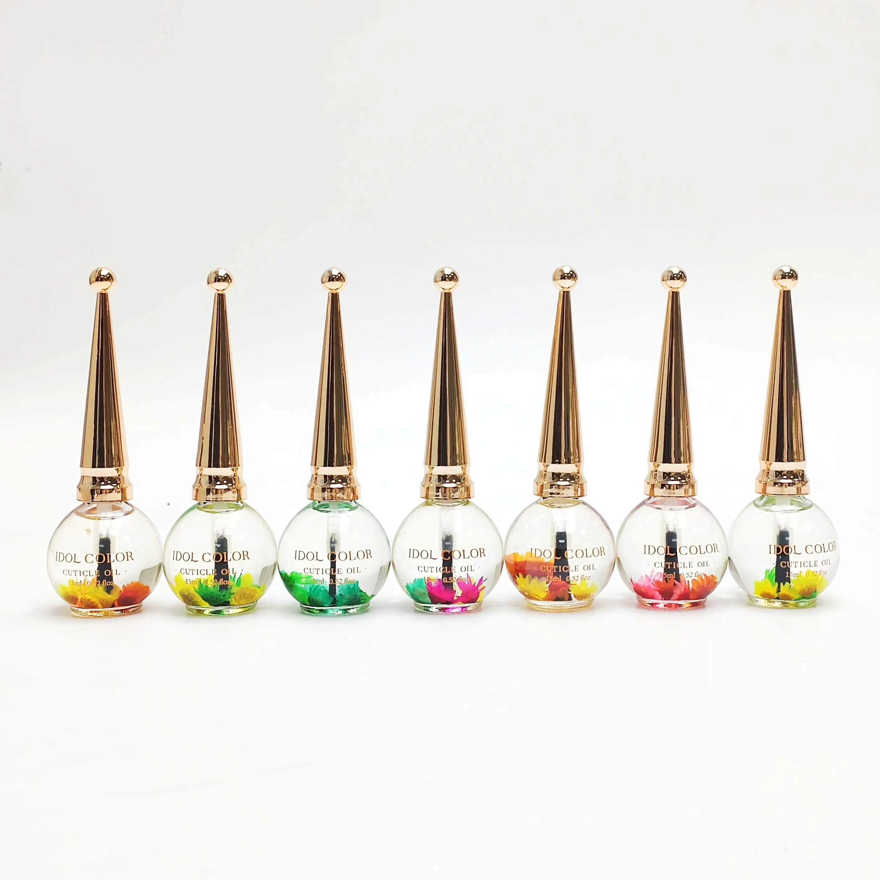 15ml Luxury Organic Natural Cuticle Oil Natural Dry Flower Jasmine Grape Lavender Nail Cuticle Oil For Finger And Toe Care