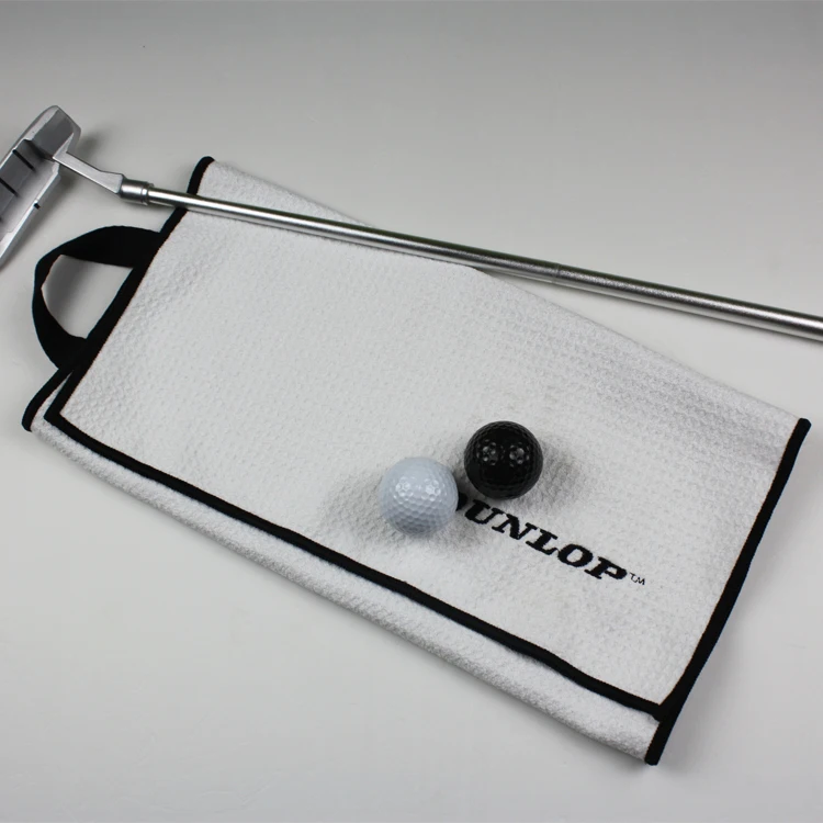 Top quality personalized embroidered golf towel with microfiber