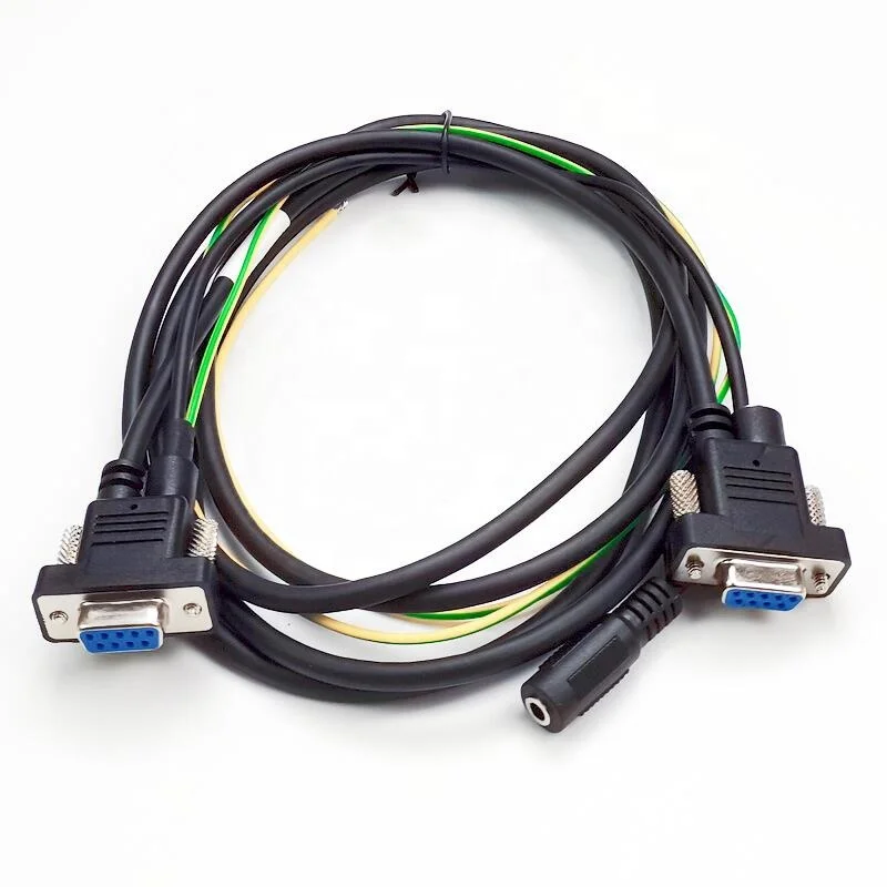 SOTESIN 3m RS232 serial cable Barcode reader cable For Zebra Motorola DS457-SR MS4404HD female to female DB9 data IO cable