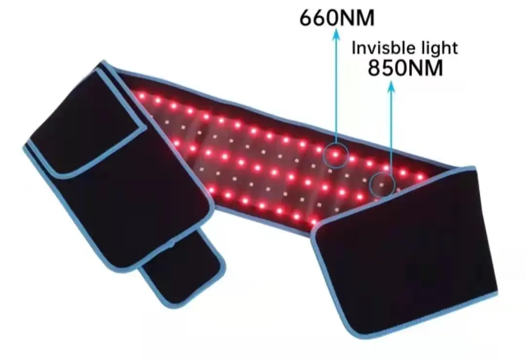 Weight loss wrap body slimming Belly pad 660nm 850nm led red infrared waist lipo fat loss red light therapy belt