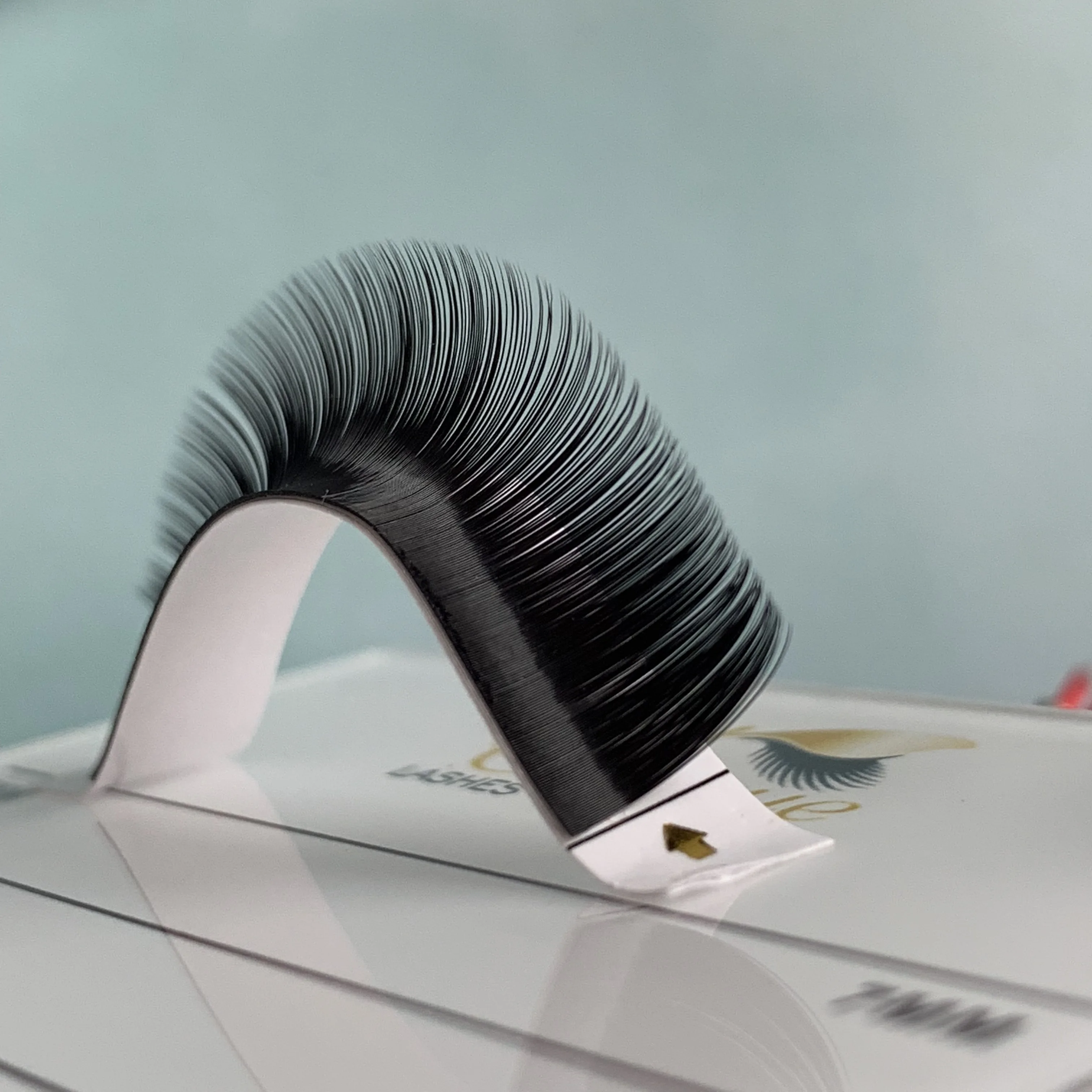 Private label eyelash extensions  0.03 0.05 0.07 easy fan lash extensions russian las extension