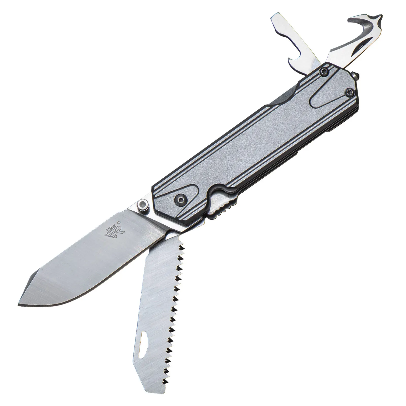 SANRENMU 7117 GHJ Multi-Functional EDC Tool Outdoor Survival Camping Pocket Folding Knife