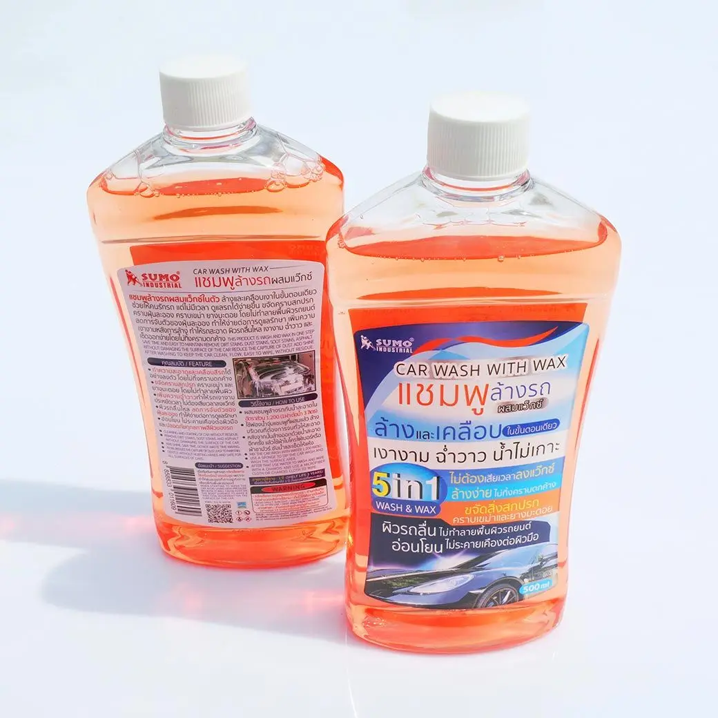 SUMO 500ML Wash and Wax Car Wash Shampoo And Wax With Sheeting Effect