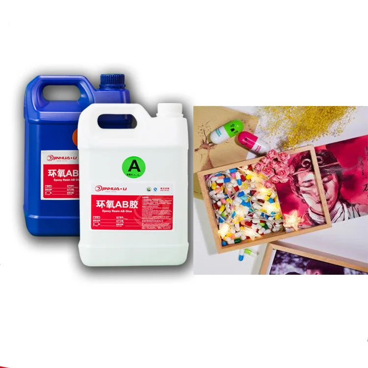 Scratch Resistance 3:1 Mixing Ratio Clear Epoxy Resin for Paints Coating/Photo Frame/Flooring