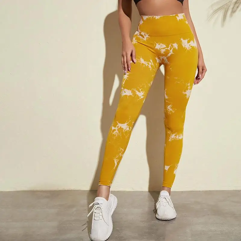 Tie Dye Leggings Marble Soft Seamless Scrunch butt leggings Butt lifting Tie Dye Soft Workout Tights Scrunch Butt Yoga Pants