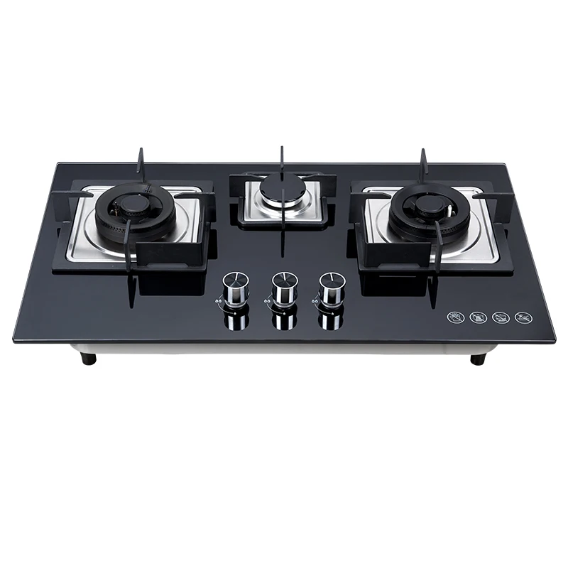Cooking Stoves Electric Gas Stove Kitchen Appliances Cooktops Professional Manufacturer Oem 3 Burners Gas Hob