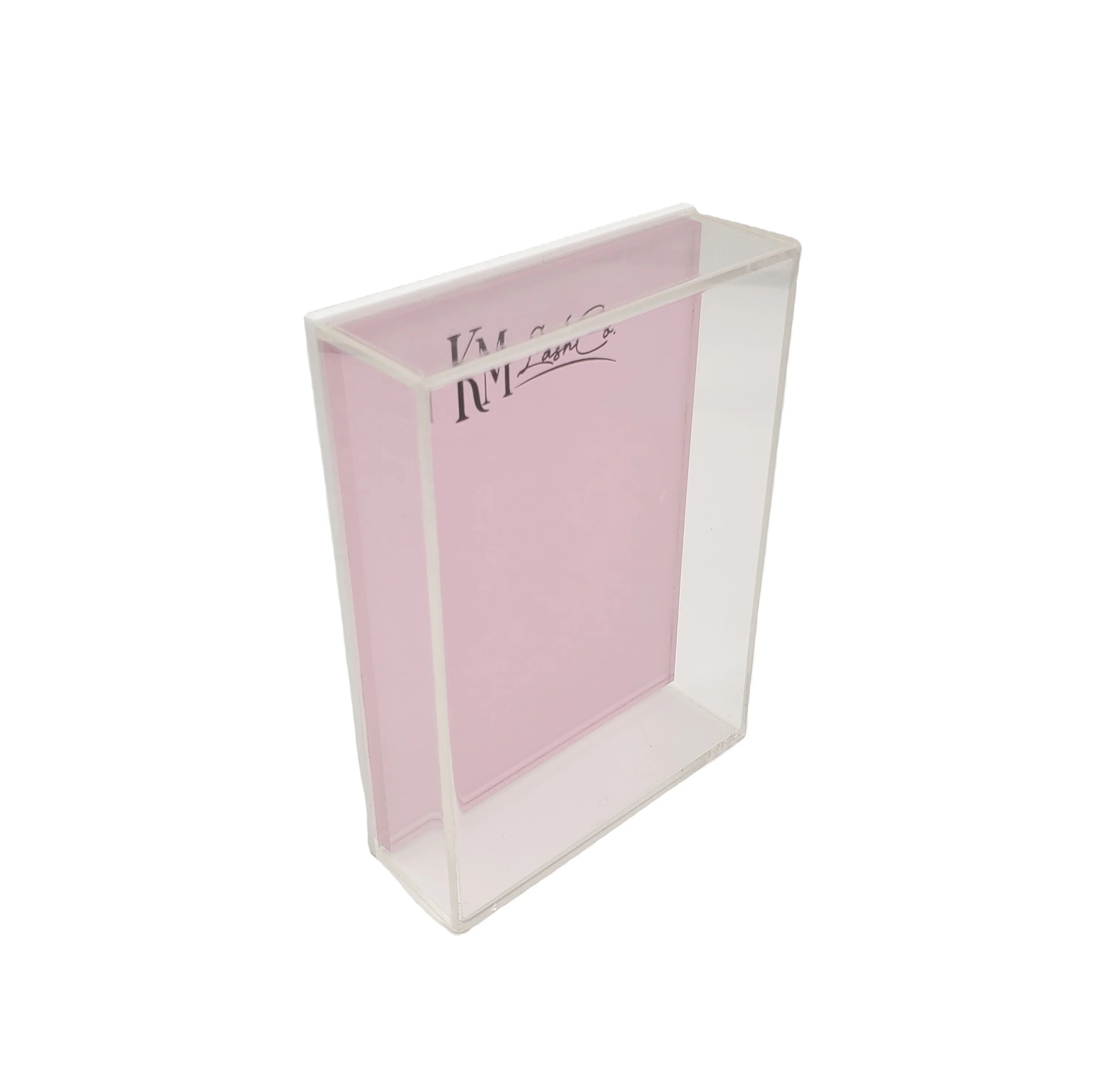 
pink single lash box/pink eyelash box/single lash case pink 