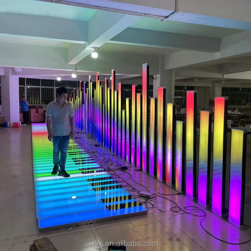Outdoor Landscape Lighting Sound to Lamp Led Controller Amusement Facilities Interactive Piano with Sound