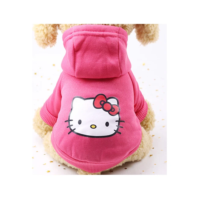 Dog Hoodie Fleece Sweater Pet Winter Clothes Warm Hoodie