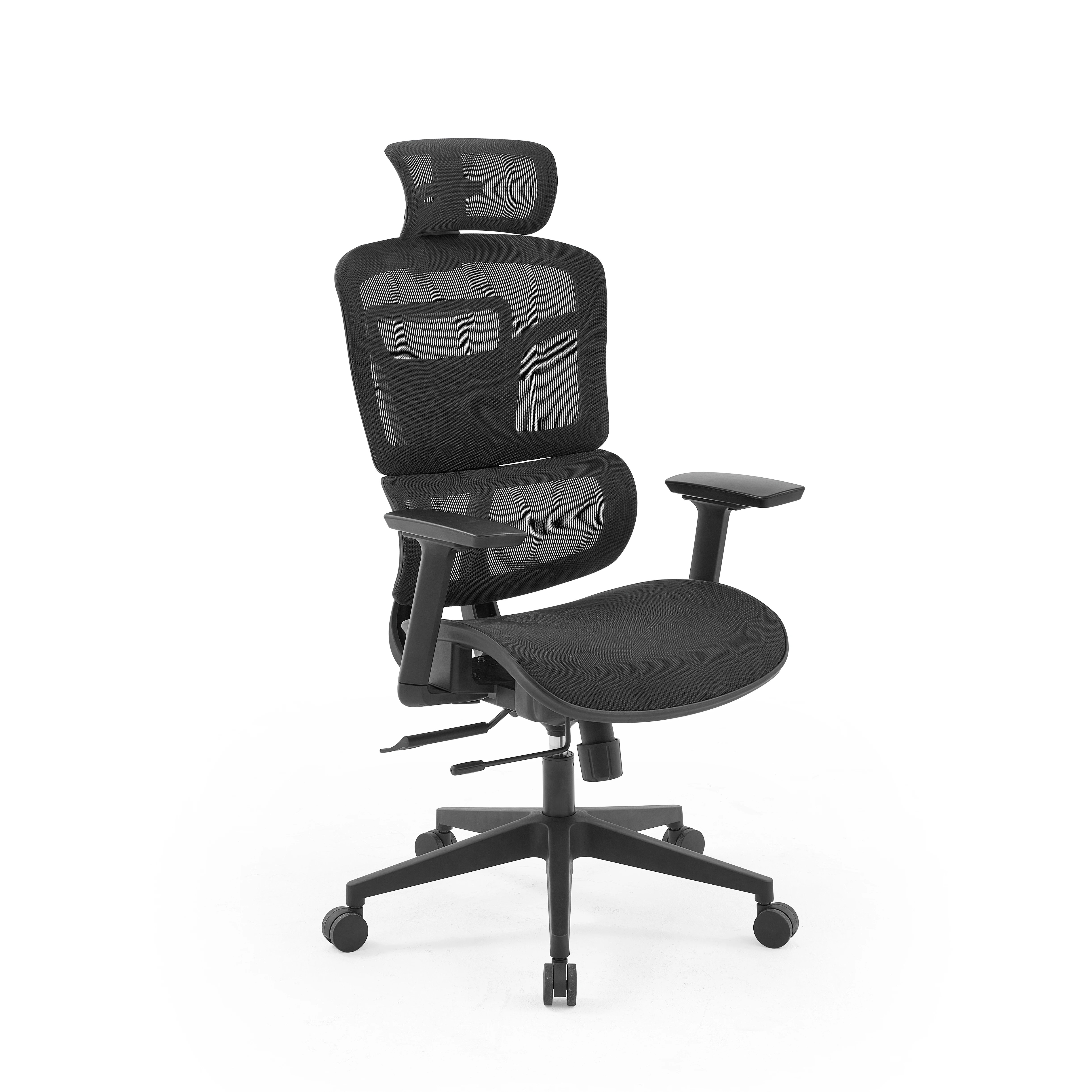 New design ergo mesh office chair computer chair wire control mechanism with back reclining