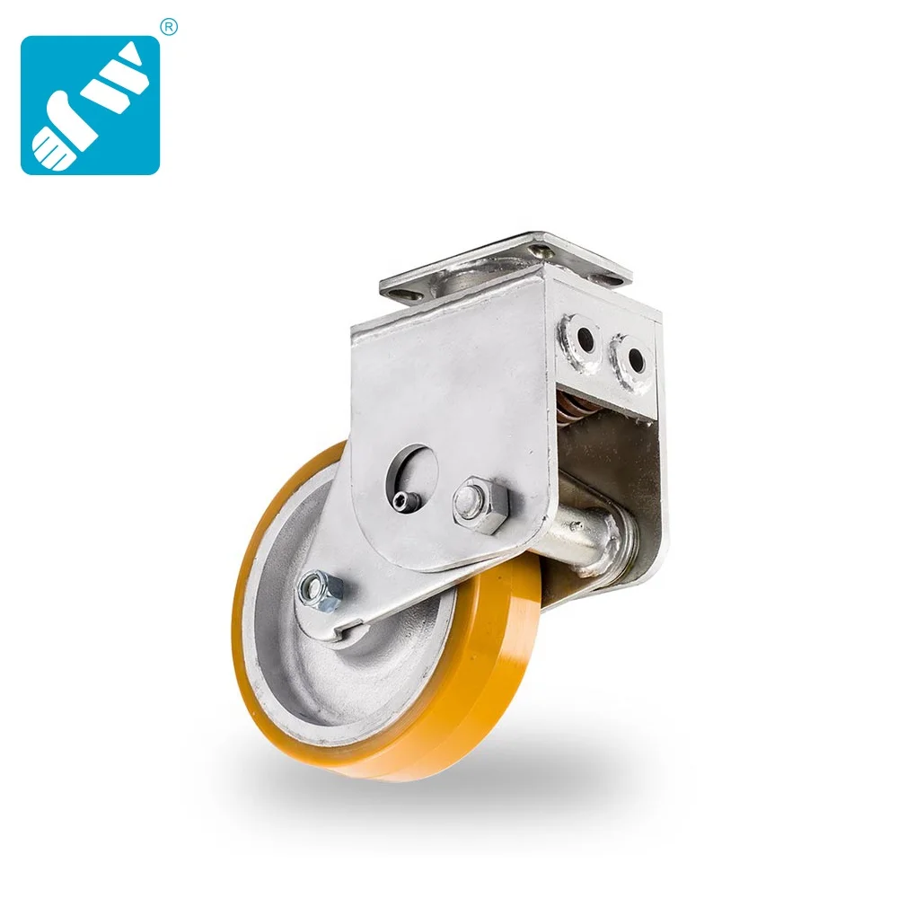 3 inch width shockproof type 8 inch polyurethane wheels