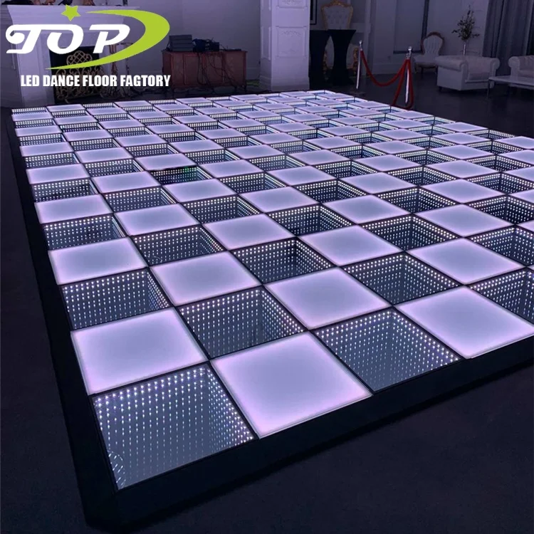 colorful lamp 3d led infinity mirror dance floor
