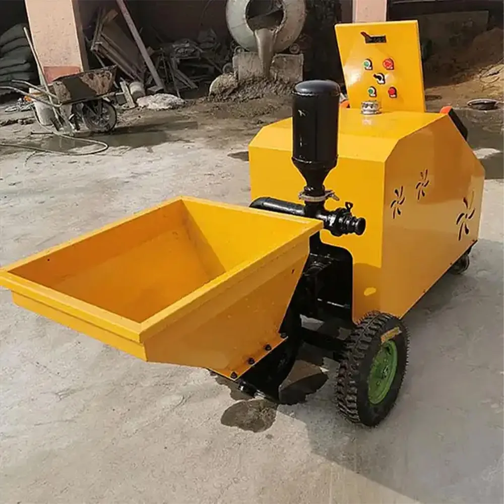 Multifunctional Mini 4 Wd Concrete Cement Spray Machine Mortar Spray Machines Exterior Wall Paint Spraying