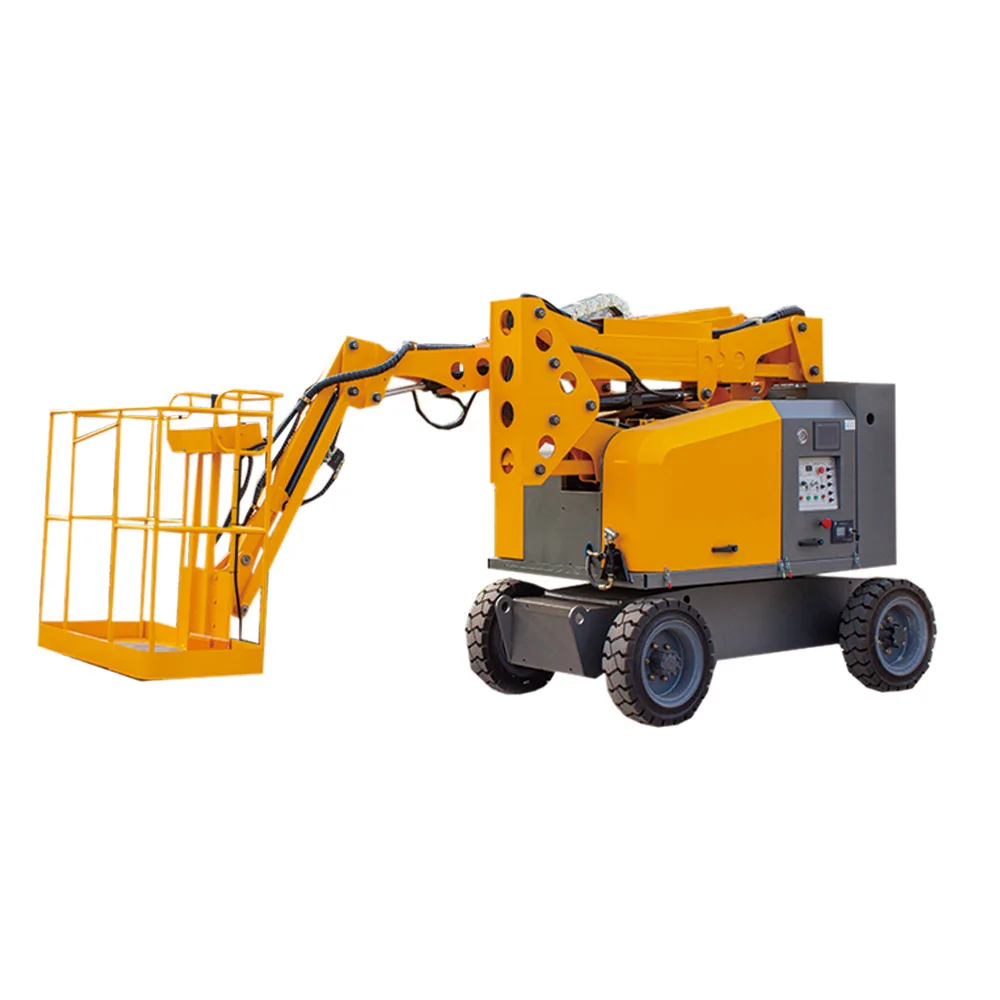 Rotary Lifting Platform Self-Propelled Electric Bending Arm Hydraulic Lift Aerial Maintenance Vehicle  Work Platforms