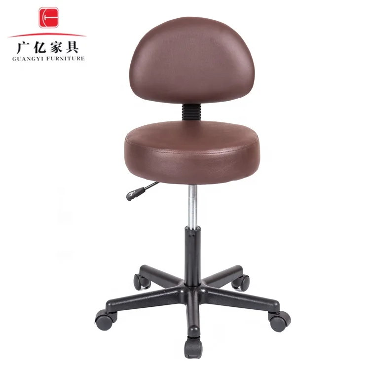 Hot Sale Good Quality folding  Leatherette Saddle Stool Barber  Chair
