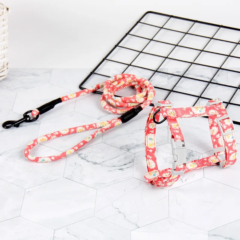 Wind bow traction chest strap h-shaped suit cat Leash And Harness