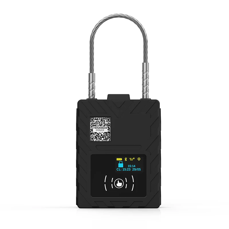 GPS GPRS  smart padlock electronic eseal  wire rope cable RoLa Lock