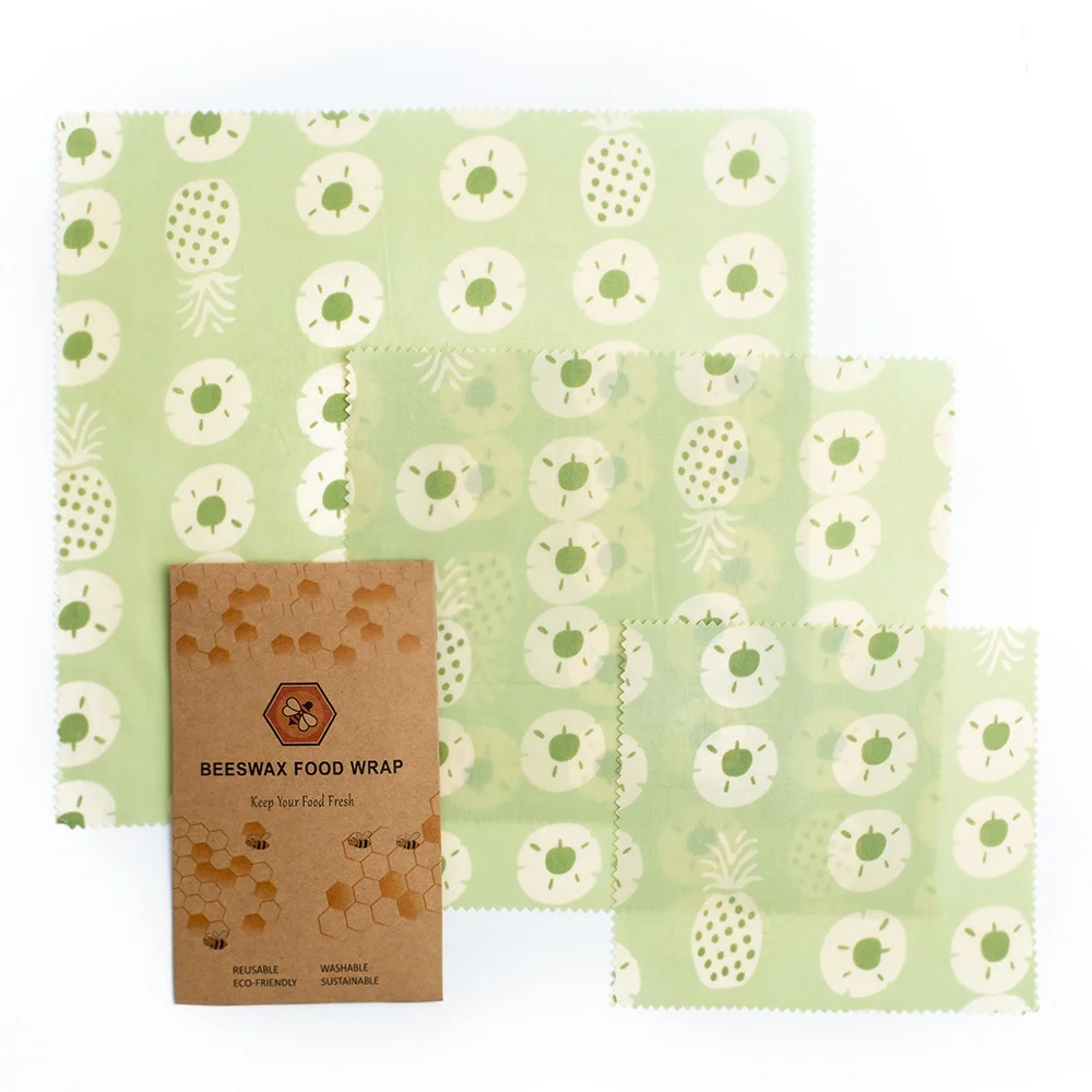 
Eco Friendly Reusable Beeswax Food Wrap Sustainable Zero Waste 
