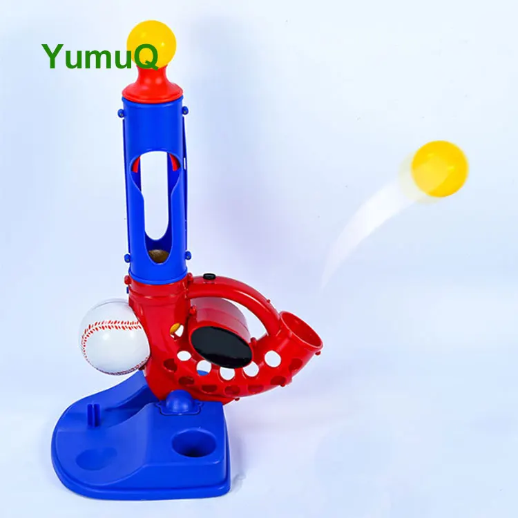 YumuQ  Adjustable Soft And Hard Baseball Softball Throwing Pitching Machine For Single Batting Practice