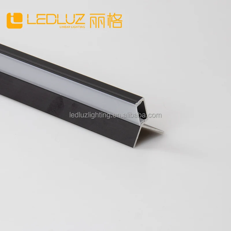 Black 36*30mm New Ceiling Cove Lighting aluminium led profile Channels suspended ceiling while being lightweight durable