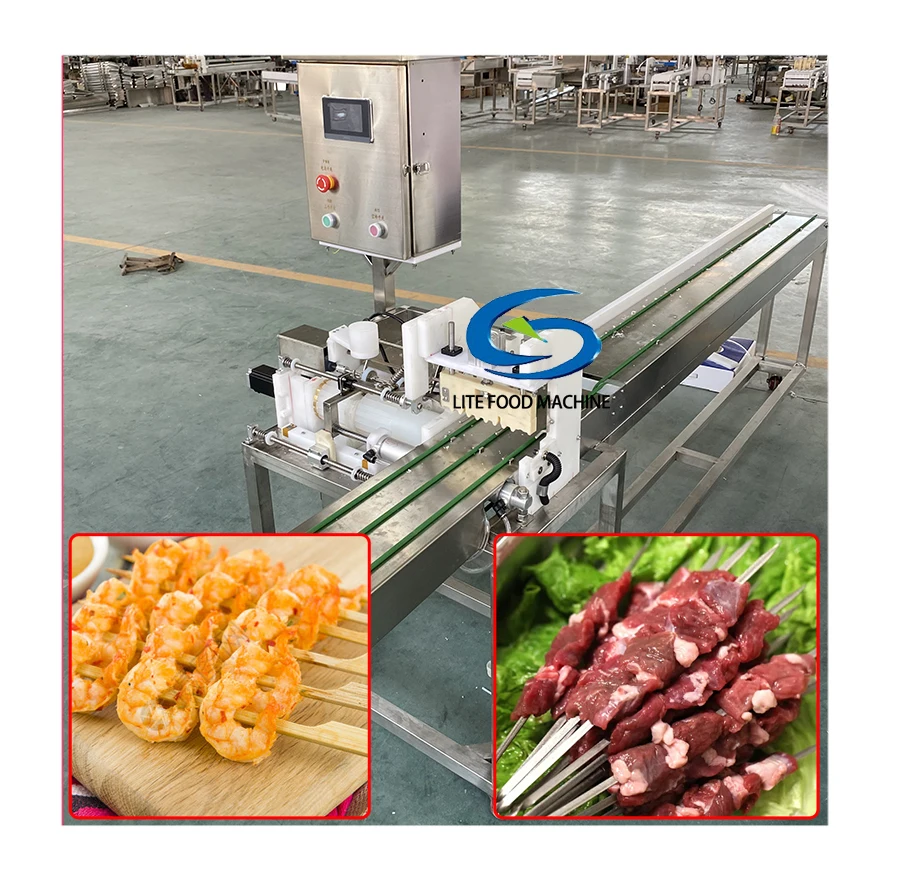 Automatic Chicken Kebab Machine / Skewer Maker