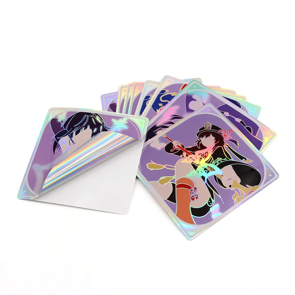 Hot Sale Adhesive Stickers Die Cut Logo PVC Waterproof Custom Printed Anime Vinyl Sticker