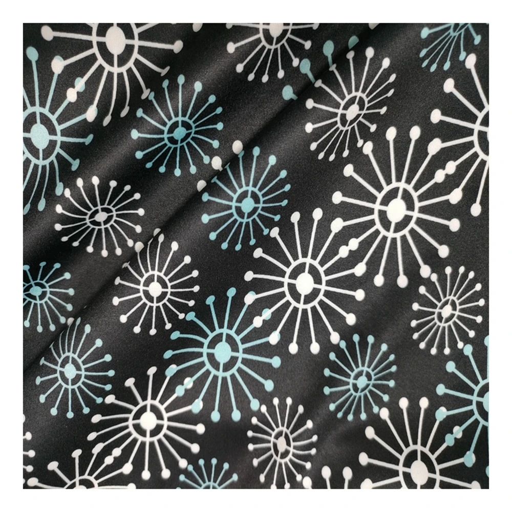 High quality polyester stretch fabric custom digital printing