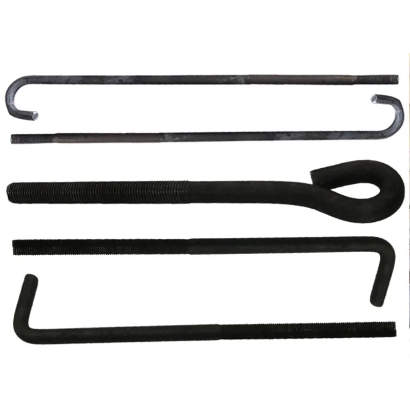Anchor Bolts Astm F1554 Grade 36 Steel Type J  L U Foundation Bent Anchor Bolt