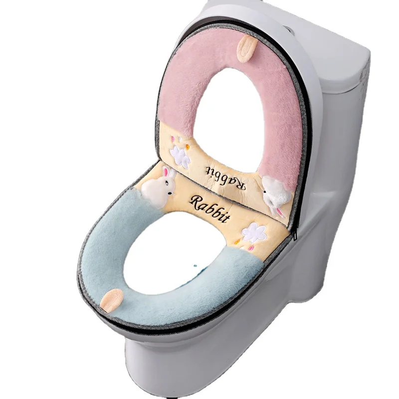 Universal soft washable toilet seat cushion