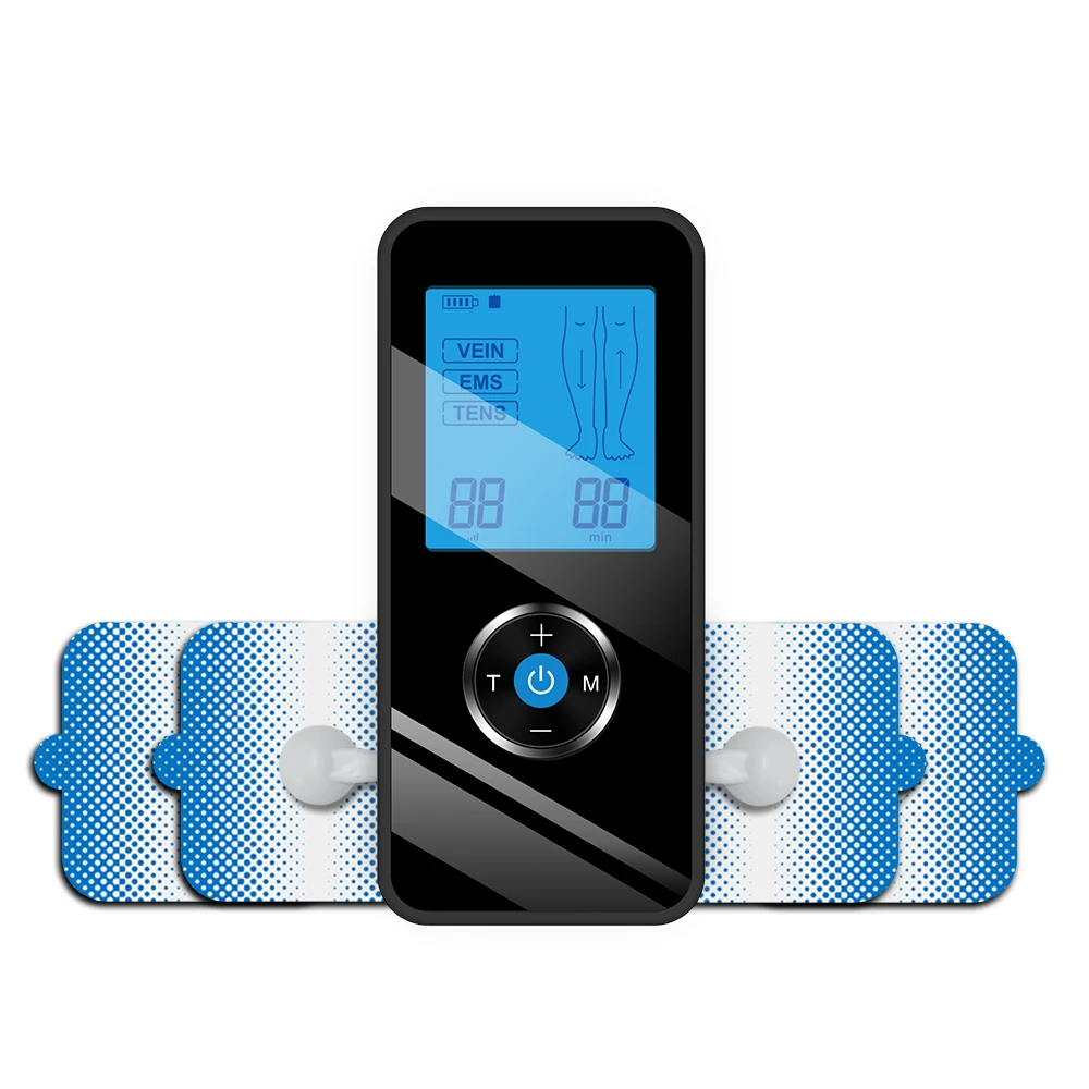 The new product TENS EMS VEIN 3-in-1 physical therapy device treats spasm, reduces edema, and relieves varicose vein pain