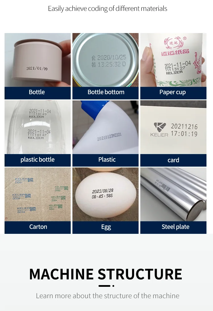 Semi-automatic High Quality with Low Loss Inkjet Label Printing Machine for Plastic Bag Bottle
